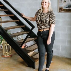 Smash & Tess Teresa Tiger Tee shirt Bodysuit